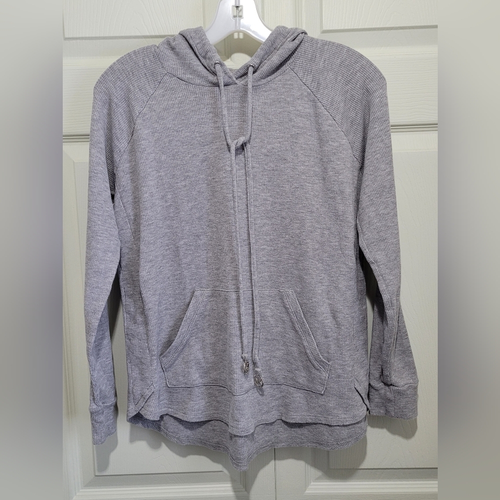Michael Kors Gray Hooded ThermalSweater size S